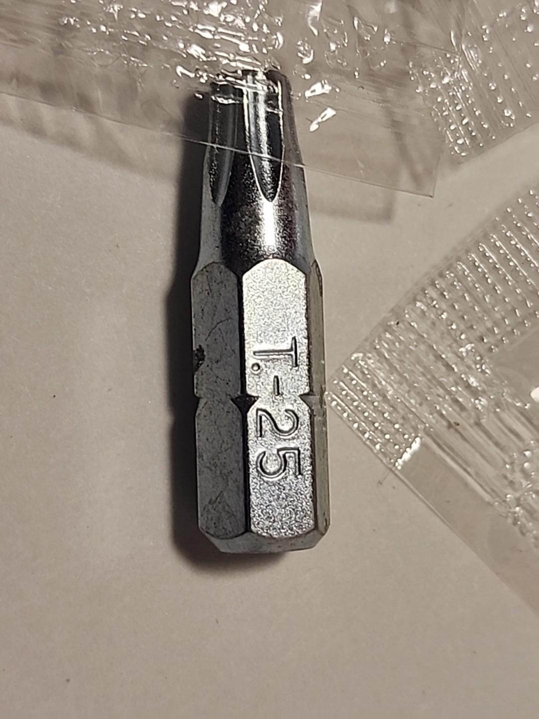 20 Pack of T25 Single End Torx Screwdriver Bits – 1 Inch Long – 20 Count – 2219