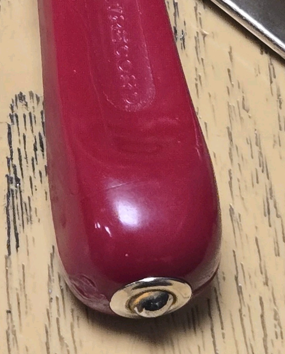 VTG WELTRECORD Ratchet Flathead Screwdriver West Germany Red Handle VERY NICE
