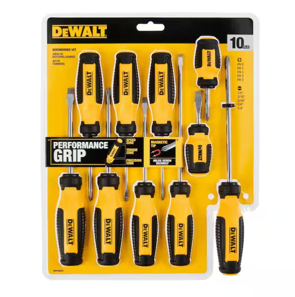 NewDEWALT Phillips Screwdriver Set (10-Piece), DWHT65201