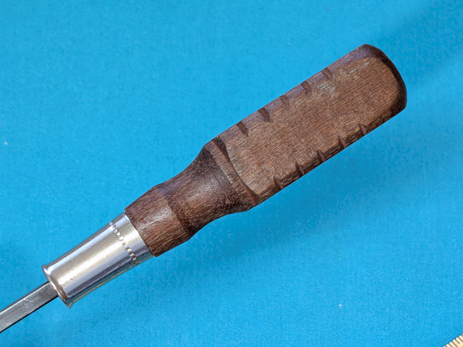 Extra Long 23″ Phillips #2 Screwdriver w/ Square Shank & Wood Handle GOOD+