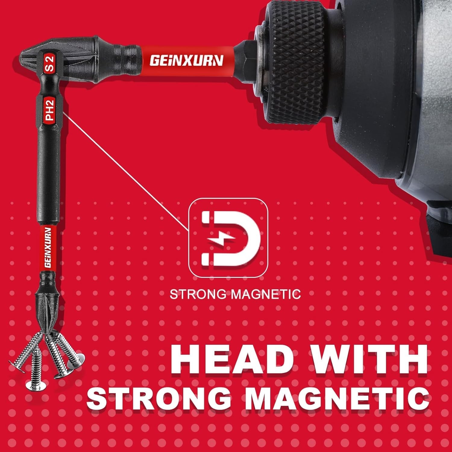 Versatile 30-Pack 3-Inch Impact-Resistant PH2 Driver Bits Set for Woodworking