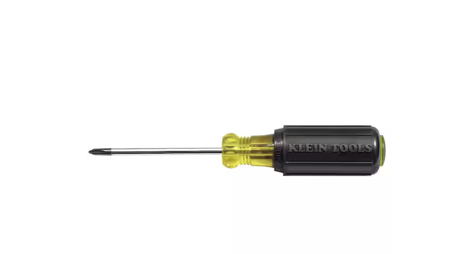 Klein Tools 603-3 3-Inch Round Shank No.1 Profilated Phillips Tip Screwdriver