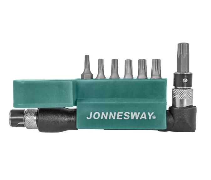 JONNESWAY 24 Pcs 1/4″ Dr Bit Set ( 8xPHILLIPS, SLOTTED, 8xHEXAGONAL & 8xTORX )