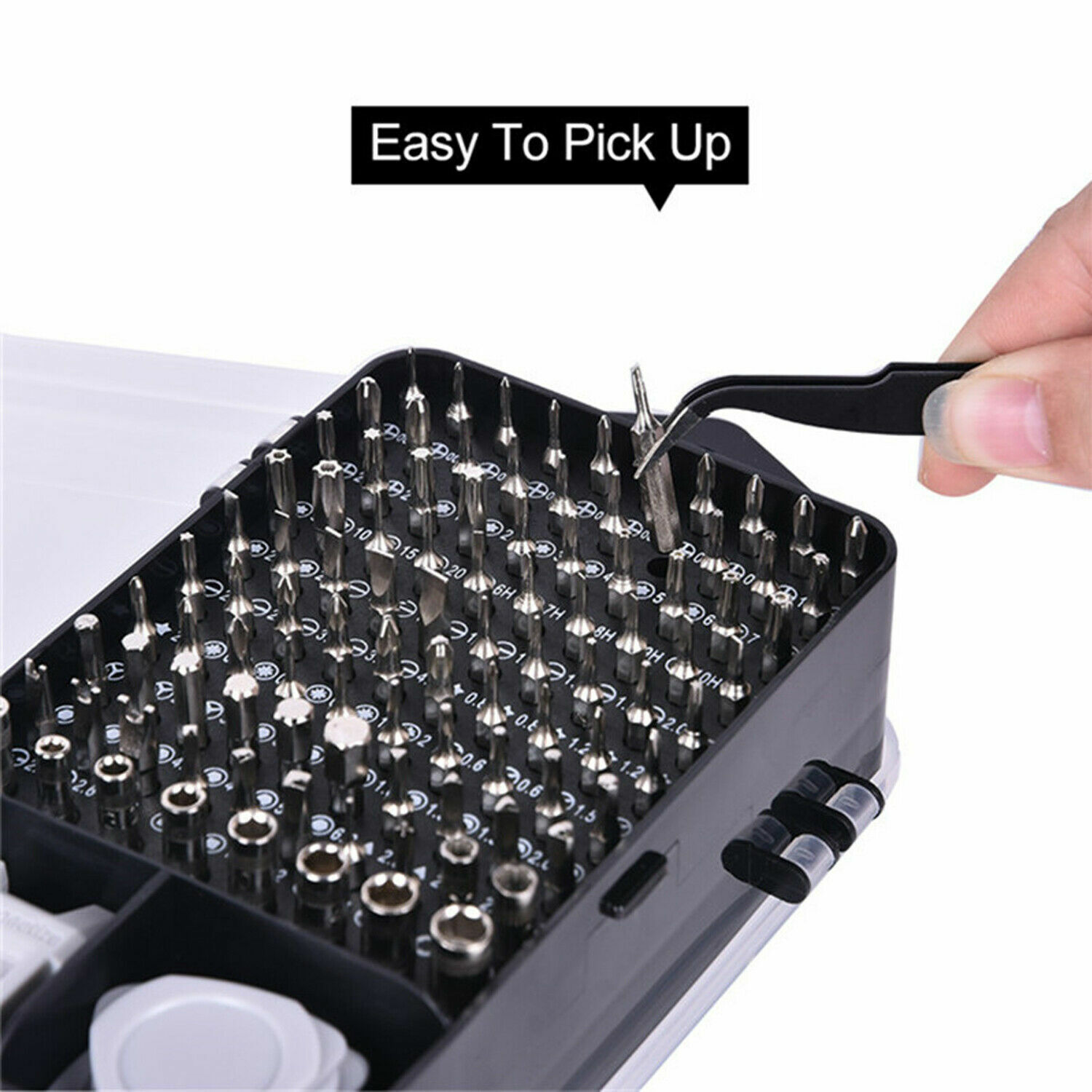 117pc Precision Screwdriver Set Jeweler Phillips Flat Head Magnetic Tips Hobby