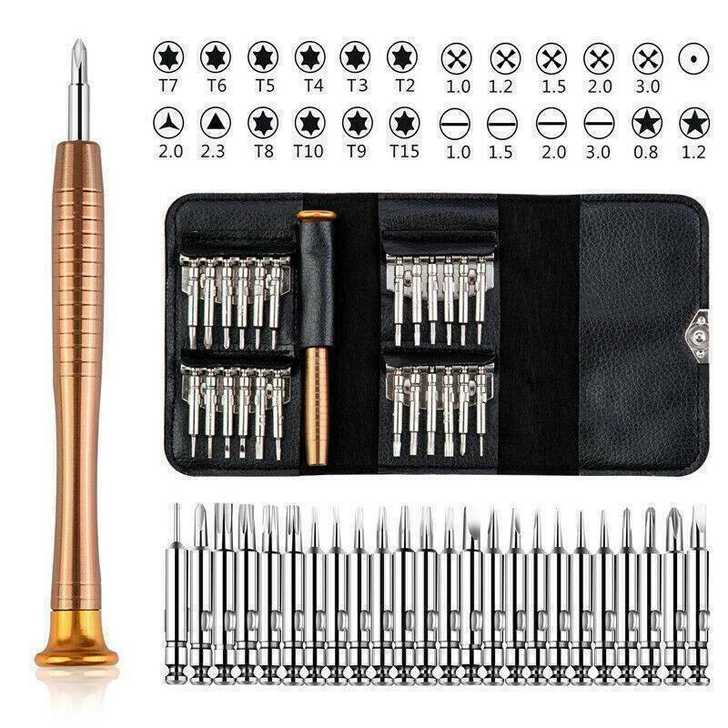 25 in 1 Precision Screwdriver Tool Set for PC Glasses Mobile Phone Laptop Watch