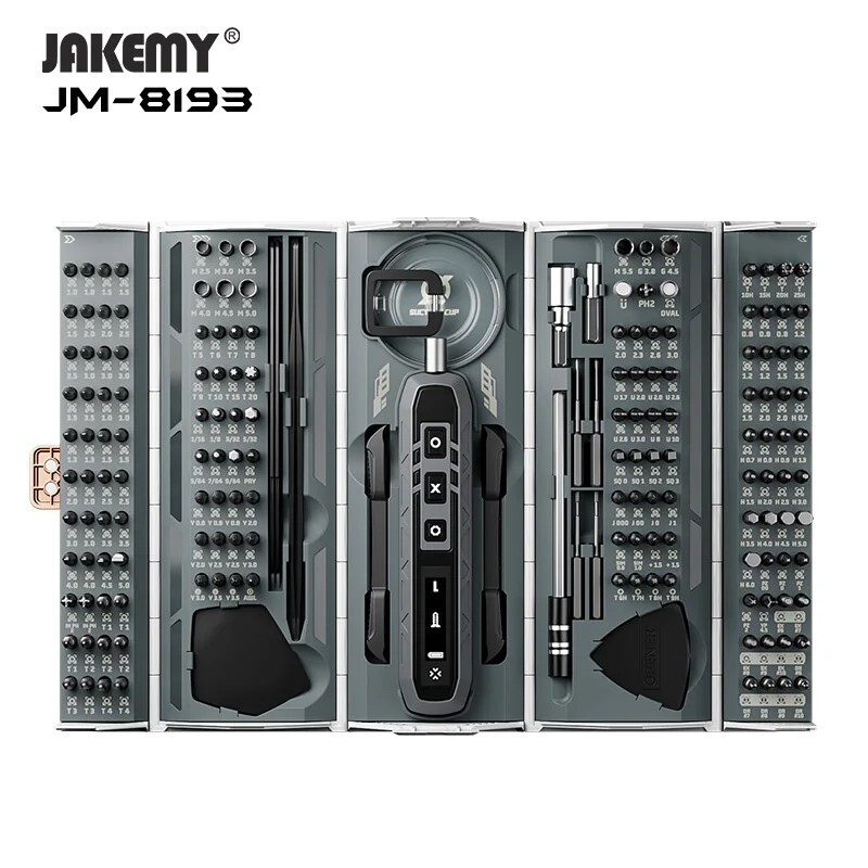 Cordless 180PC Mini Power Precision Screwdriver Electric Repair Tool Kit Set