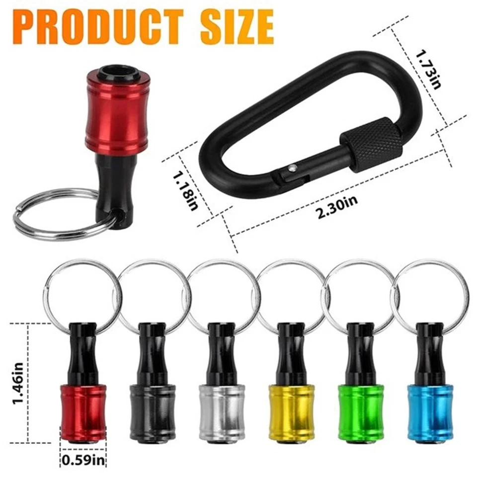 1/4″ Hex Shank Quick Release Keychain Screwdriver Drill Bit Holder Bit Set 28PCS