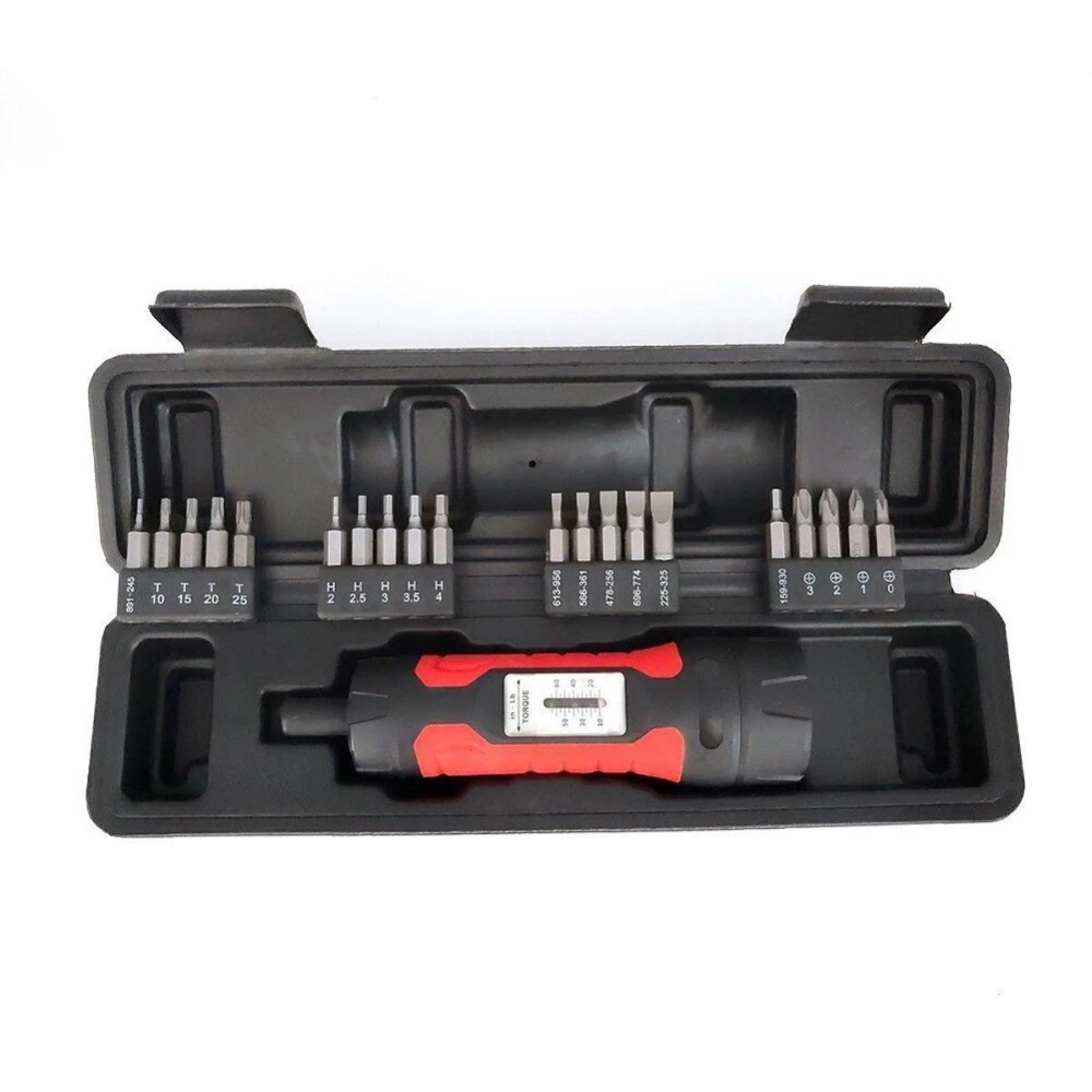Adjustable 10–65 in-lb Manual Torque Screwdriver for Gun Maintenance