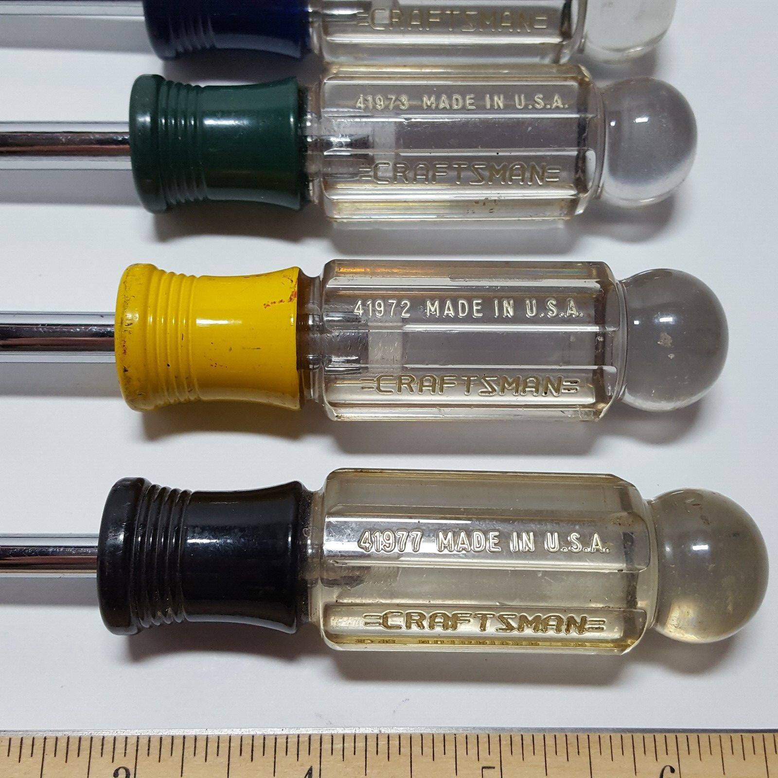 USA Made Craftsman -H- 6 Piece SAE Standard Length Nut Driver Set 41972 – 41977