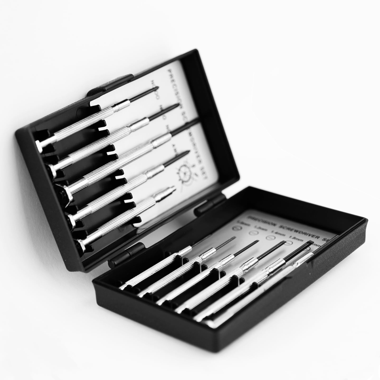 11PCS Small Precision Screwdriver Set, Premium Mini Small, Silver and Black