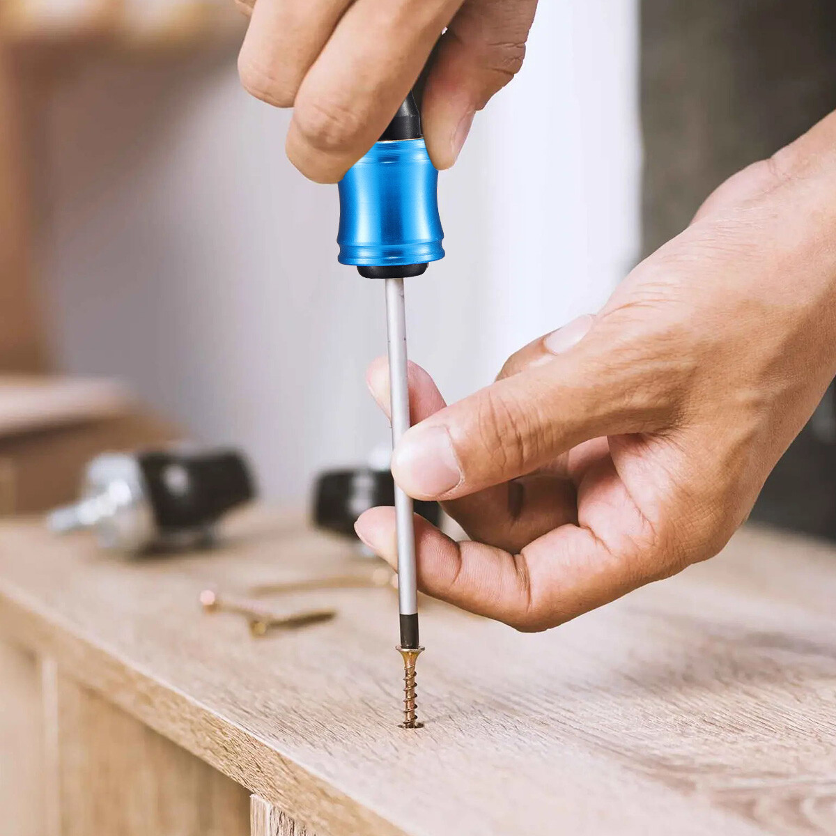 7~21x Hex Shank Screwdriver Bit Holder Bar Shank Screwdriver Bit Keychain Driver