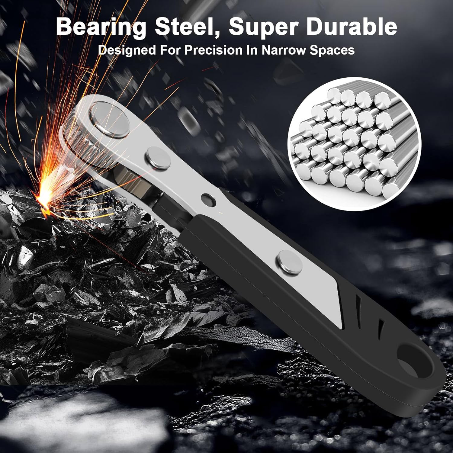 10-In-1 Angled Ratchet Screwdriver Set?90 Degree Right Angle, Angled and Offset