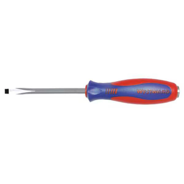 Westward Demolition Slotted Screwdriver 1/4 in Square 401M08 Steel Black Oxide