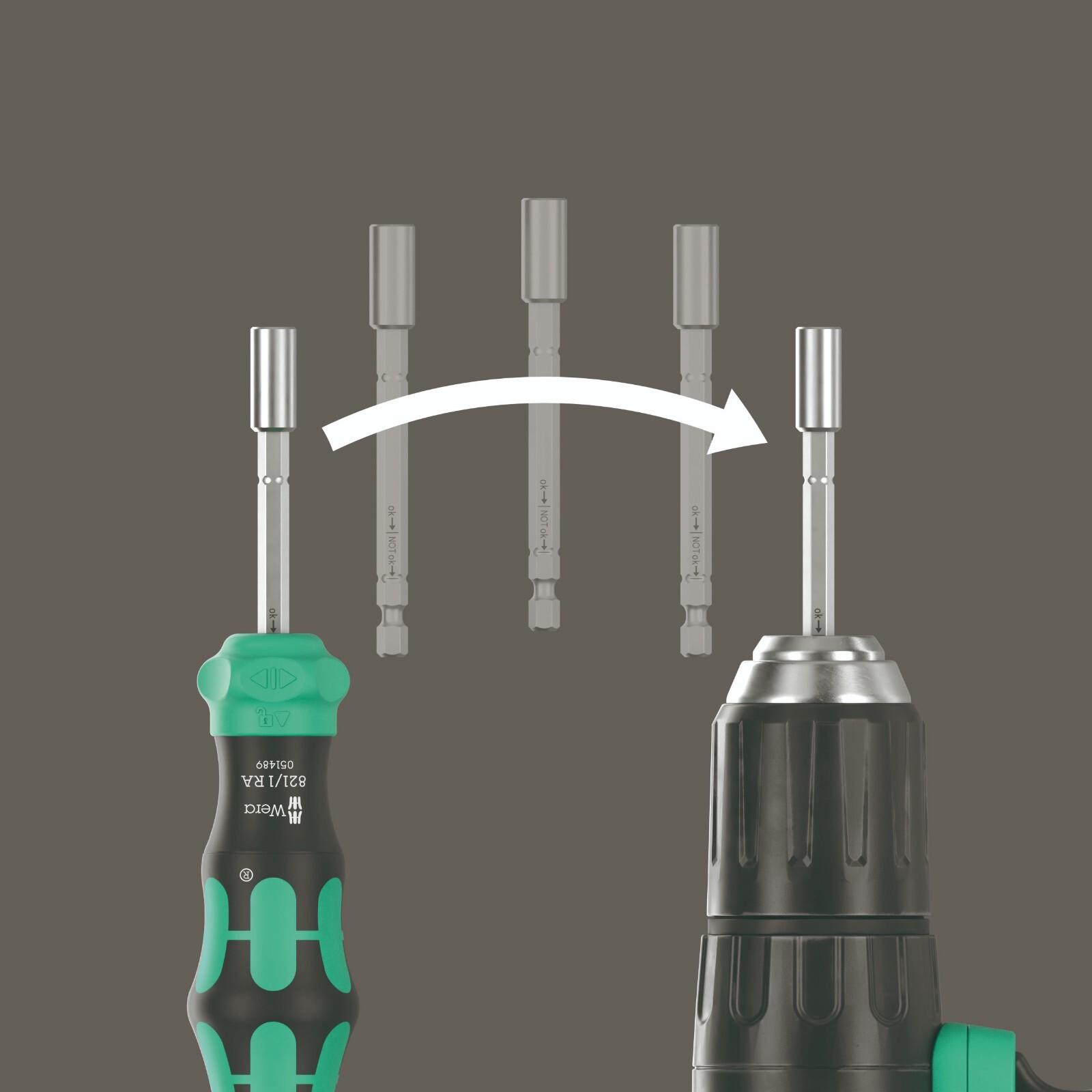 Wera Kraftform Kompakt 28 RA Ratcheting Screwdriver Set With Pouch 05051520001