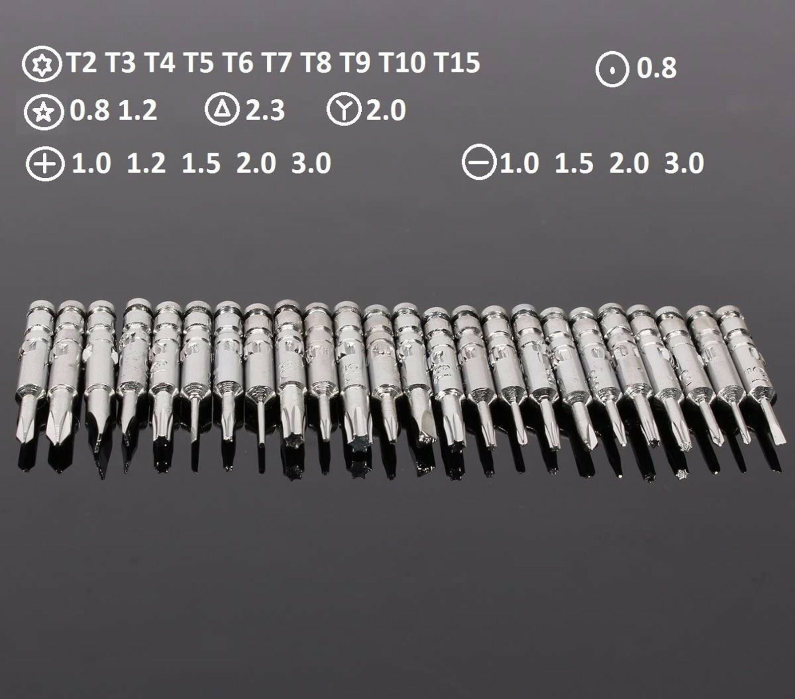 25 in 1 Small Mini Repair Precision Screwdriver Torx Tool Kit Set Phones Fix Us