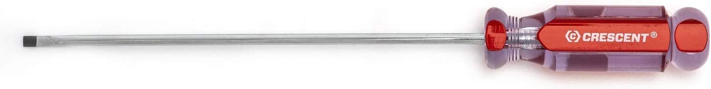 Crescent CS316R8 3/16″ x 8″ Cabinet Screwdriver Tri-Lobe Acetate Handle