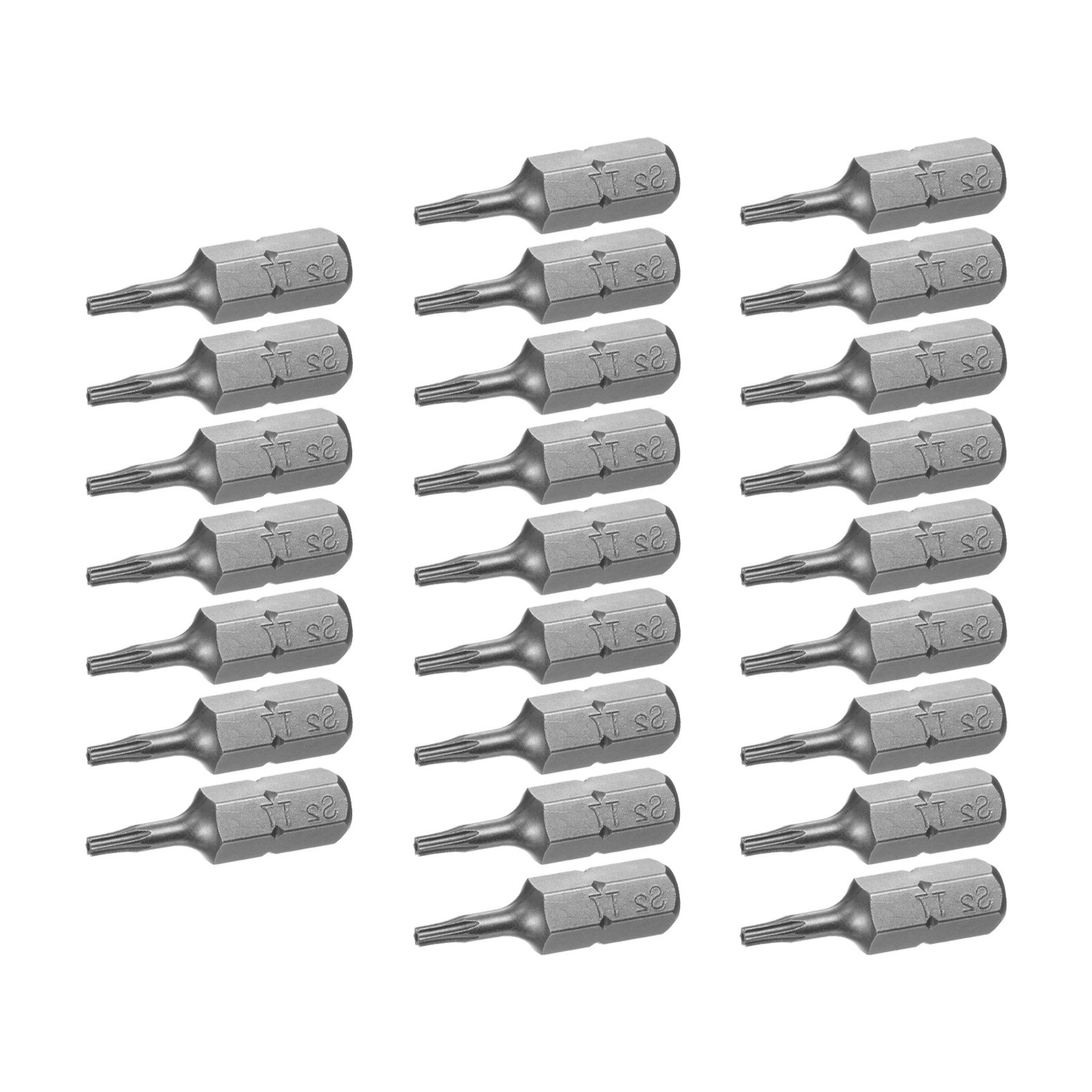 Torx Bits 1/4inch Magnetic Screwdriver T7 Screw Driver Bit S2 Alloy Steel, 25Pcs