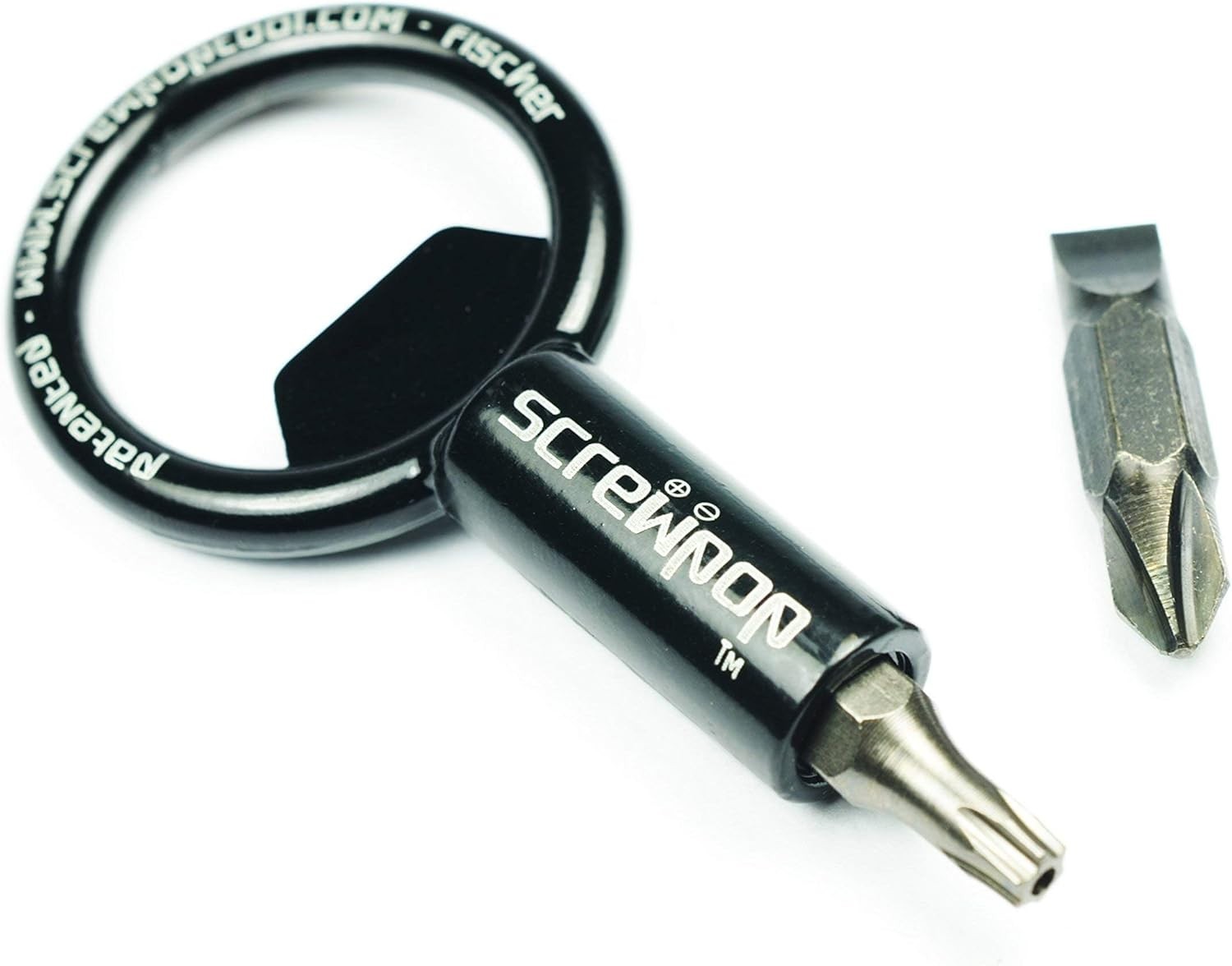 Screwdriver Universal Magnetic Bit Holder for Keychain | Carabiner Multi-Tool