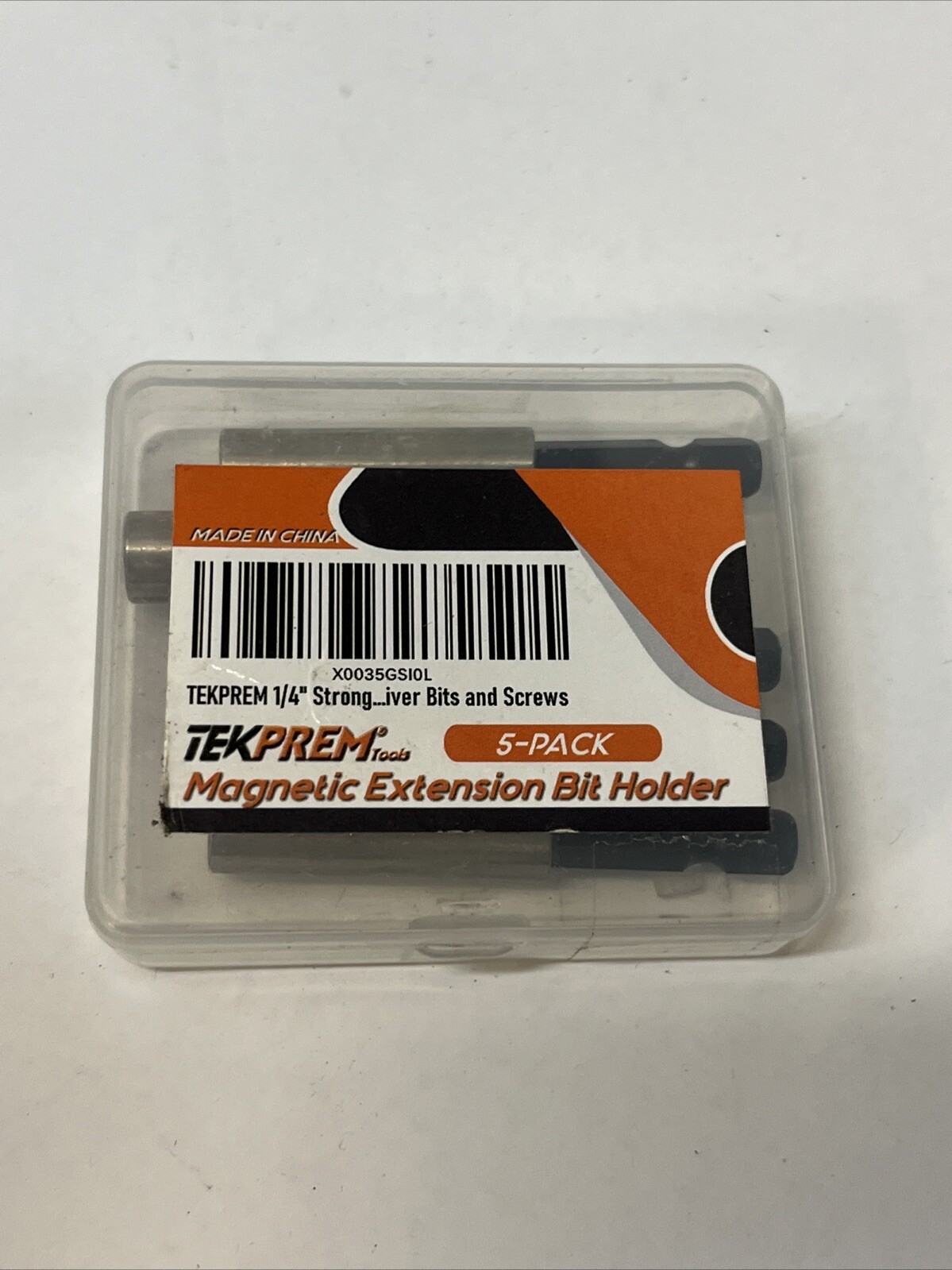TEKPREM 1/4″ Strong Magnetic Extension Bit Holder, 5 Pack Hex Shank Screwdriver