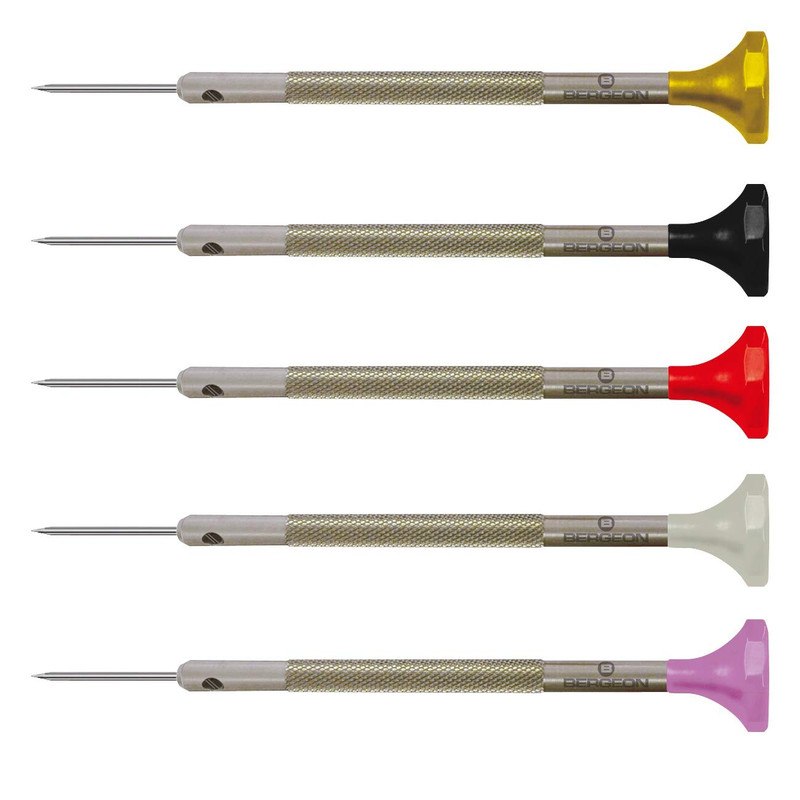 Bergeon 30081-P05 Stainless Steel Assortment Of 5 Screwdrivers – Swiss Made