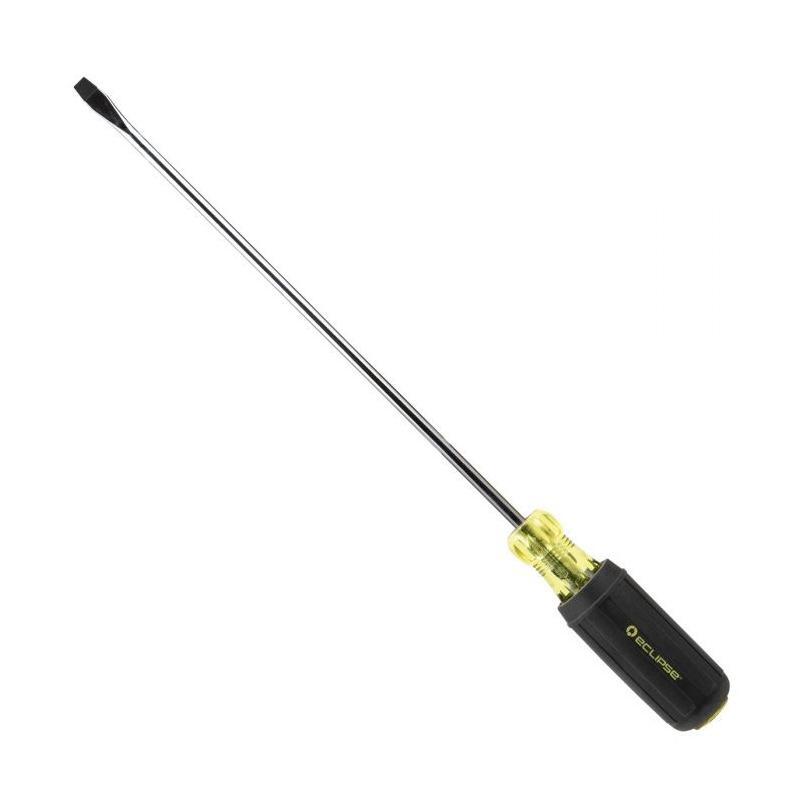Eclipse 800-154 Slotted Screwdriver Rubber Grip 1/4 Inch x 10 Inch