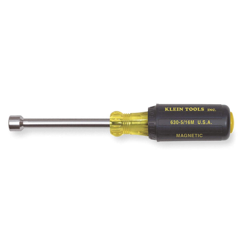 KLEIN TOOLS 630-5/16M Hollow Round Nut Driver, 5/16 in 4JA38