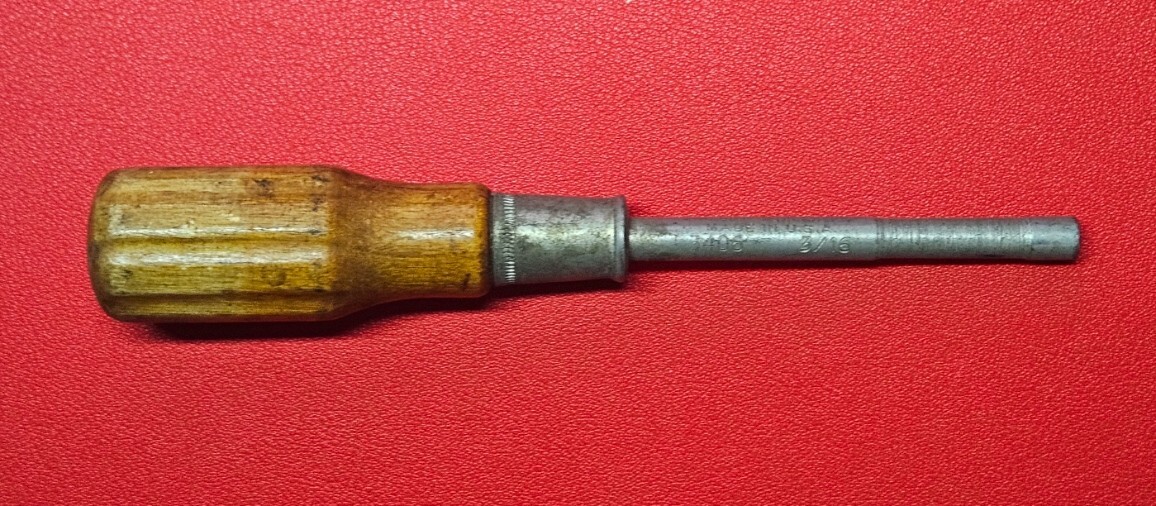 Vintage Spintite 3/16″ Nut Driver #3406 Wood Handle 6″ Long – Made in USA
