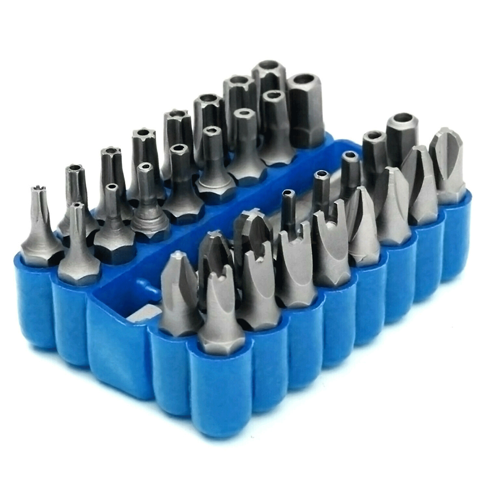 34pcs T6-T40 Magnetic Head Torx Screwdriver Bit Set Security Tamper Proof Star