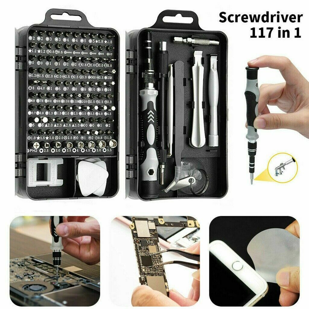 117 Computer Repair Kit Set Tool Laptop PC Precision Screwdriver Torx Smartphone