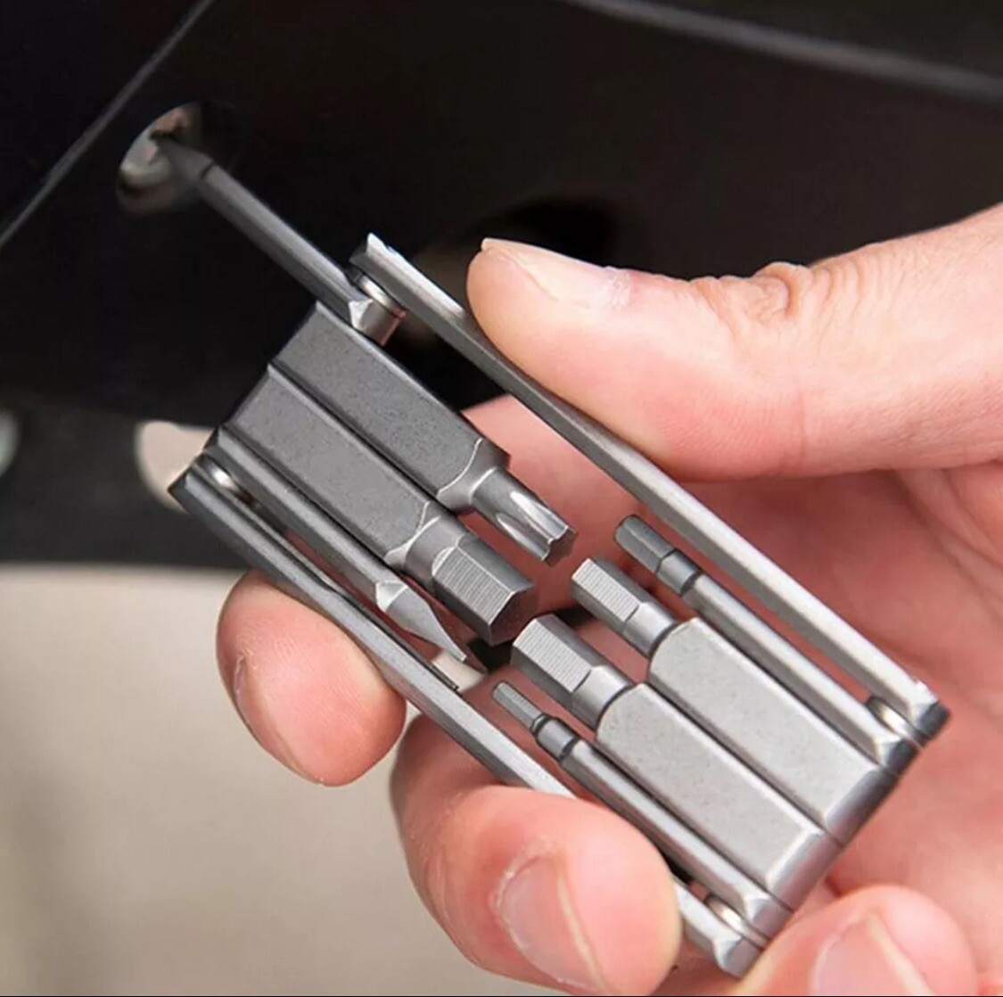 Universal Pocket travel Folding Tool Set with Screwdrivers and Wrenches