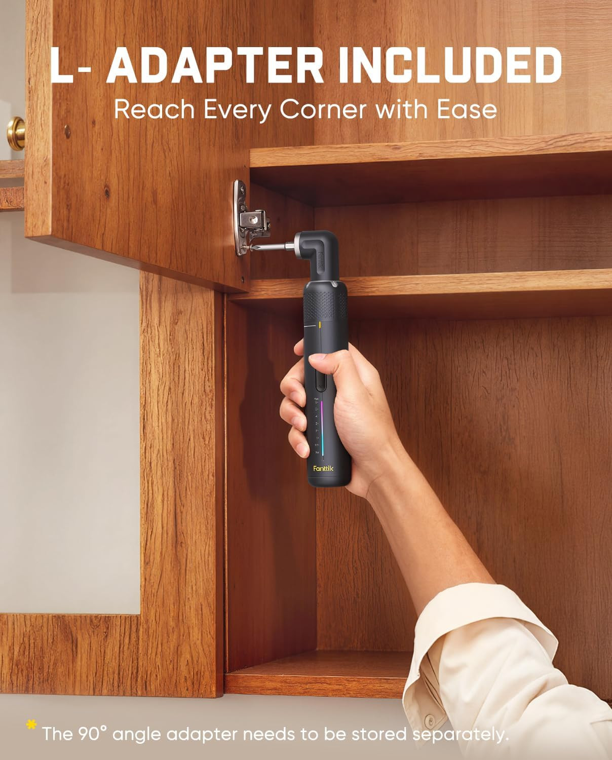 S2 Pro Max Electric Screwdriver, Cordless Screwdriver Set, 7 Torque Settings, 0.