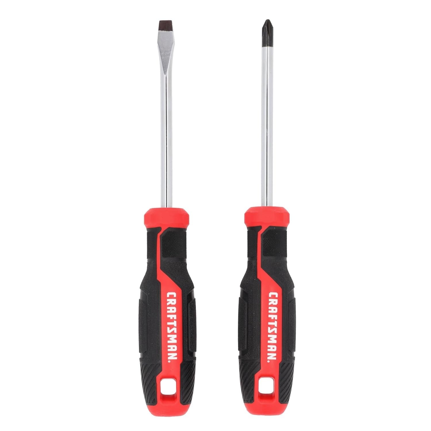 Craftsman Screwdriver Set Phillips Flathead 2 Piece Bi-material Hand Tools