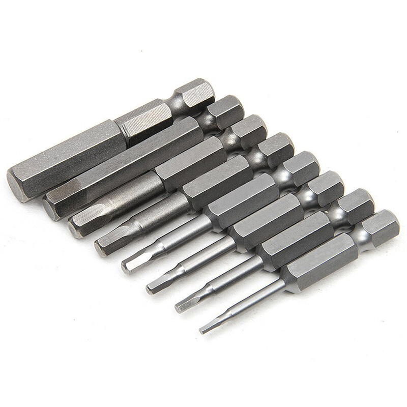 Hex Key Allen Bit Set Quick Change Connect Impact Driver Power Drill H1.5~H8