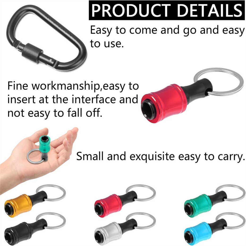 7~21x Hex Shank Screwdriver Bit Holder Bar Shank Screwdriver Bit Keychain Driver