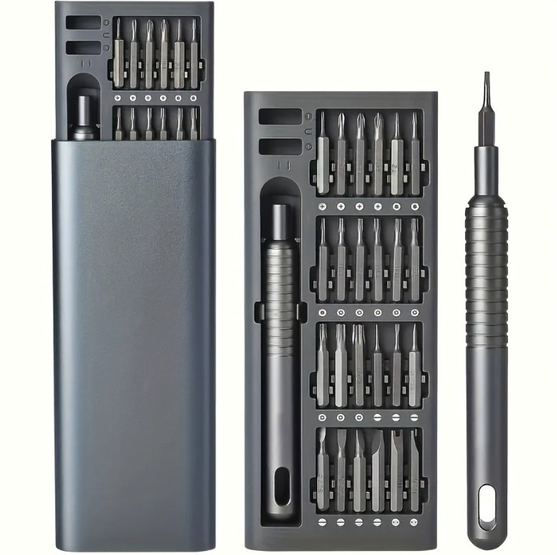 25pcs Mini Screwdriver Set Precision Flat & Phillips Tool Kit Repair – NEW
