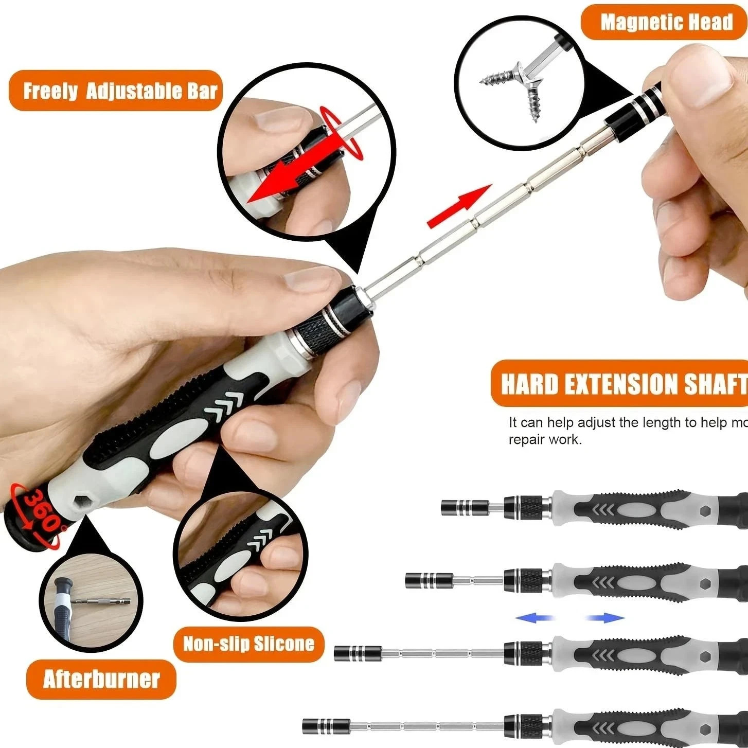115 in 1 Mini Magnetic Precision Screwdriver Set PC Phone Electronics Repair Kit