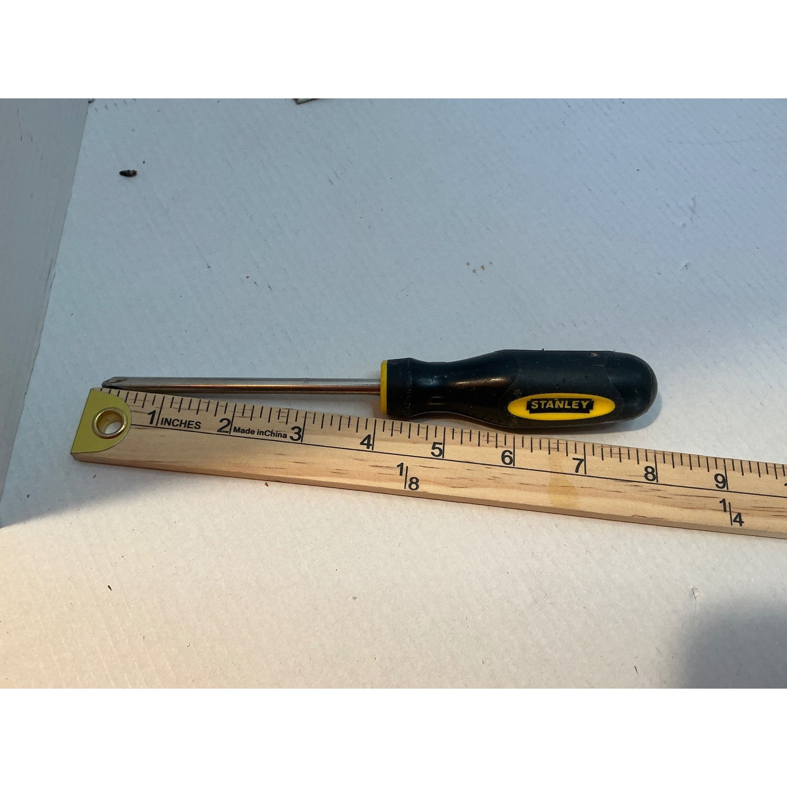 Stanley Screwdriver Set 6 Piece Phillips Slotted Flathead Hand Tools Black Yello