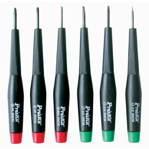 Eclipse 800-149 Precision Screwdriver Set 6 Pc. Flat/Phillips