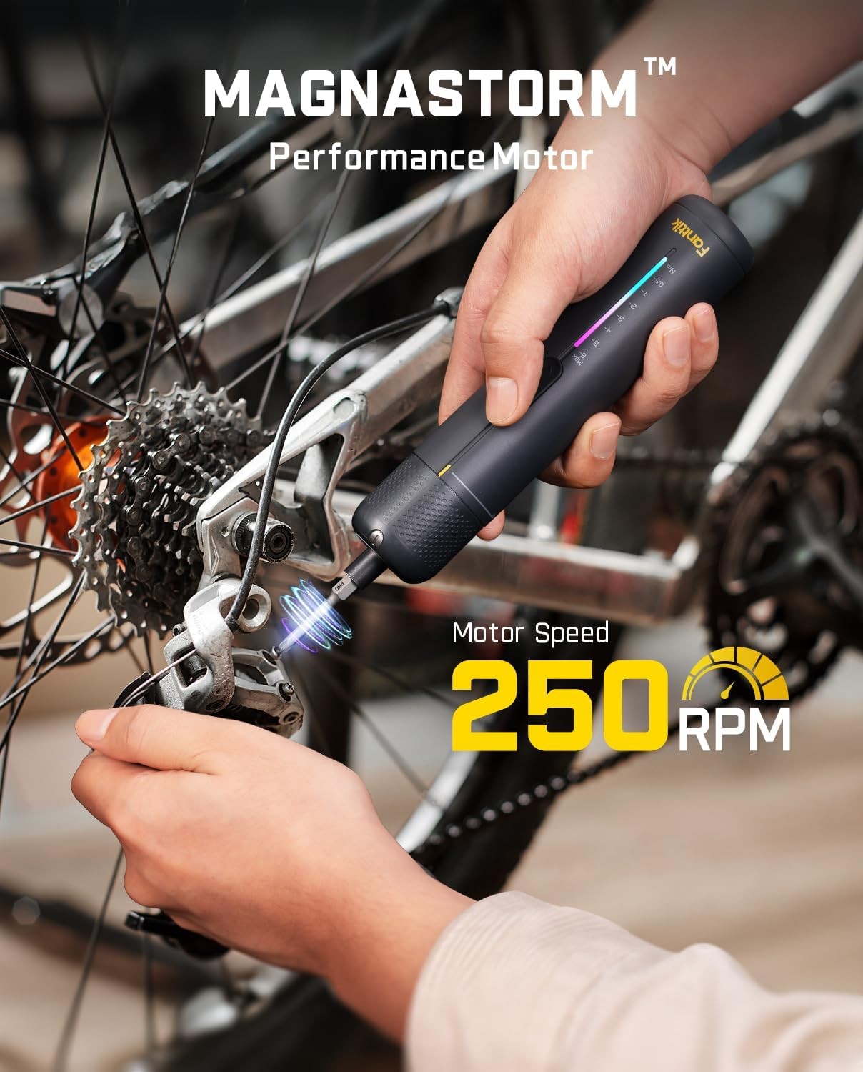 S2 Pro Electric Screwdriver, Cordless Screwdriver Set, 7 Torque Settings, 0.5 to