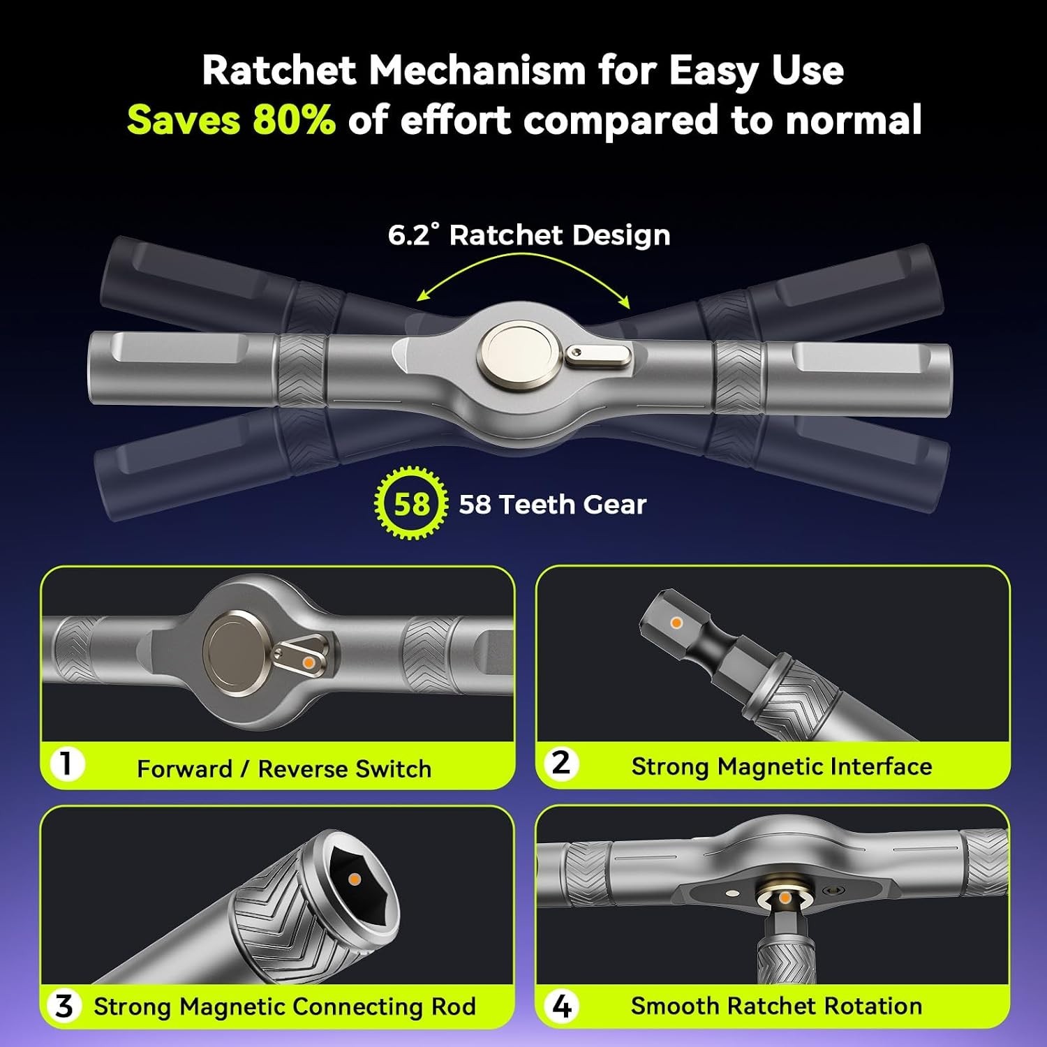 Versatile 25-in-1 Multi-Bit Screwdriver Kit with Magnetic Hold & Carry Case