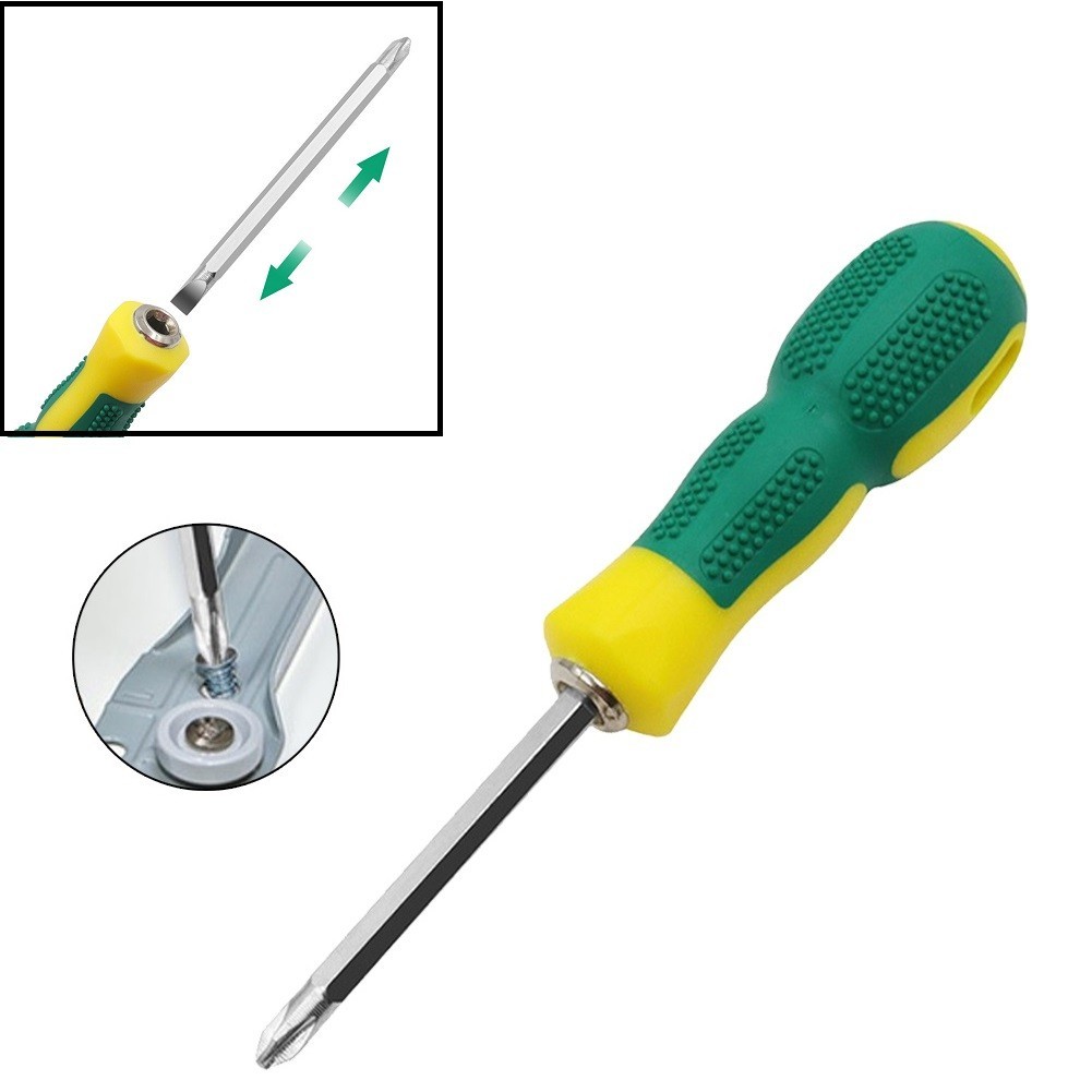 Screwdriver Hand Tool Accessories Dual 170mm Interchangeable Long Slotted