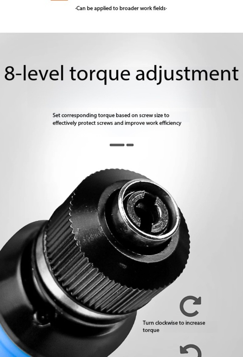 Electric Screwdriver Industrial-Grade Corded Model 220V for Home Repairs