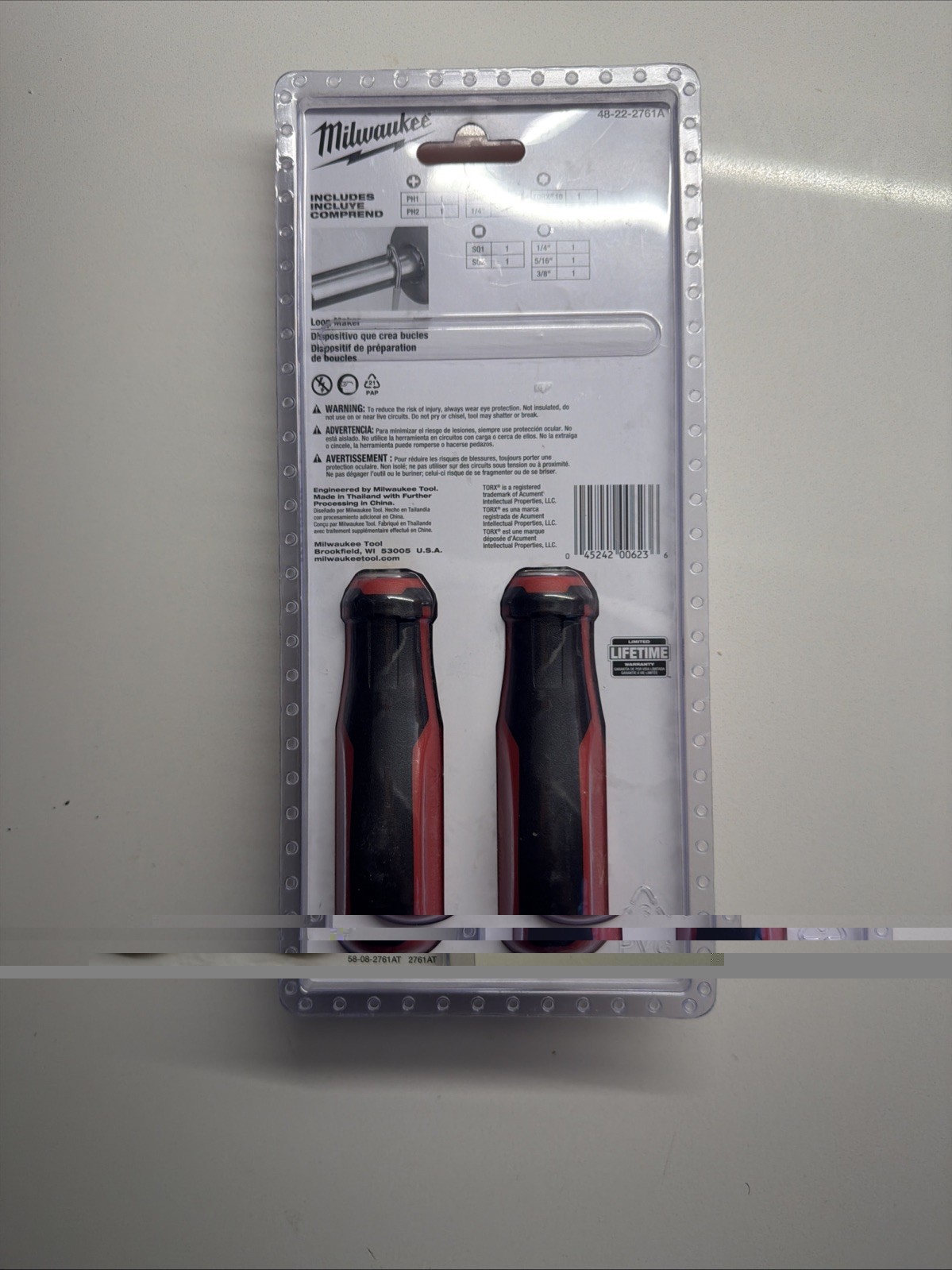 Milwaukee 11-in-1 Multi-Tip Screwdriver with Square Drive Bits (2-Pack)