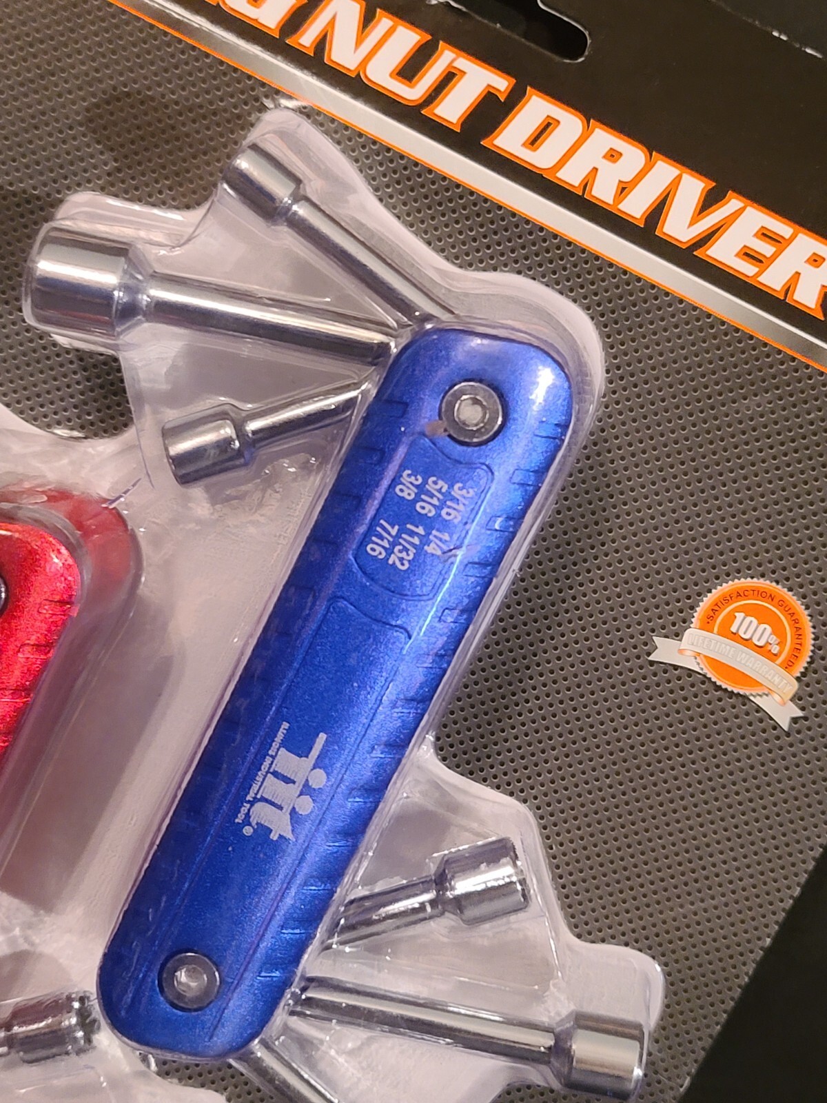(PACK OF 2) Metric & SAE Standard Folding Compact Nut Driver Sets 12 Sizes Total
