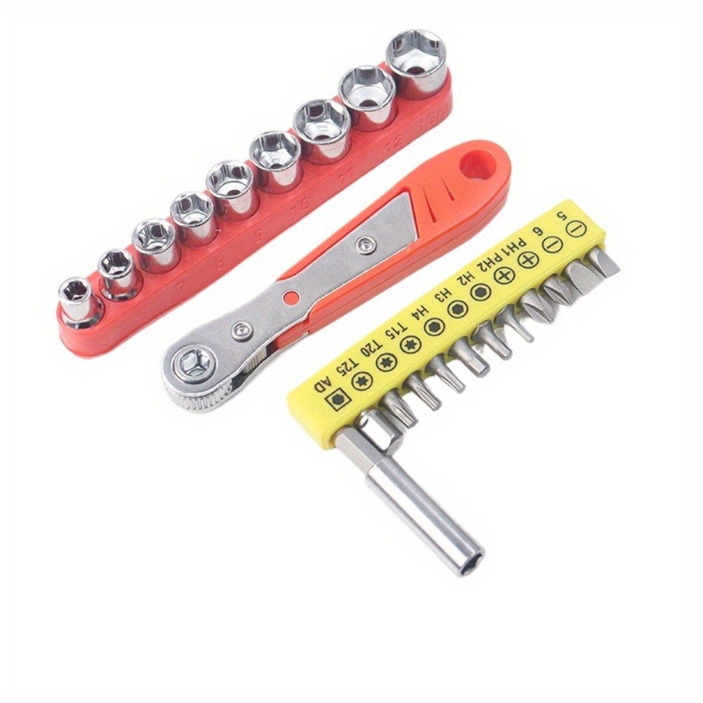 Durable Ergonomic Portable Lightweight Robust Smart Mini Ratchet Screwdriver Set