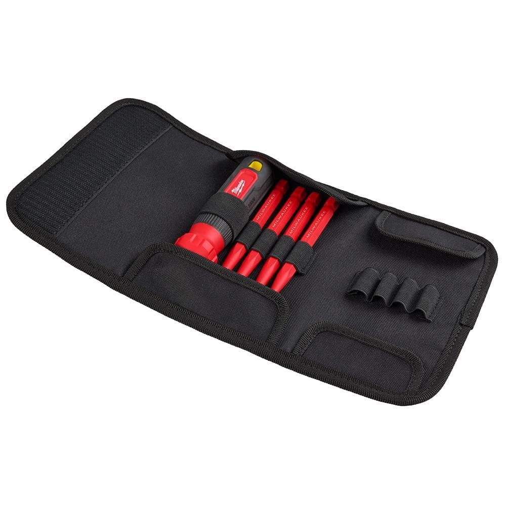 Milwaukee 4-in-1 1000V Insulated Slim-Tip Multi-Bit Screwdriver