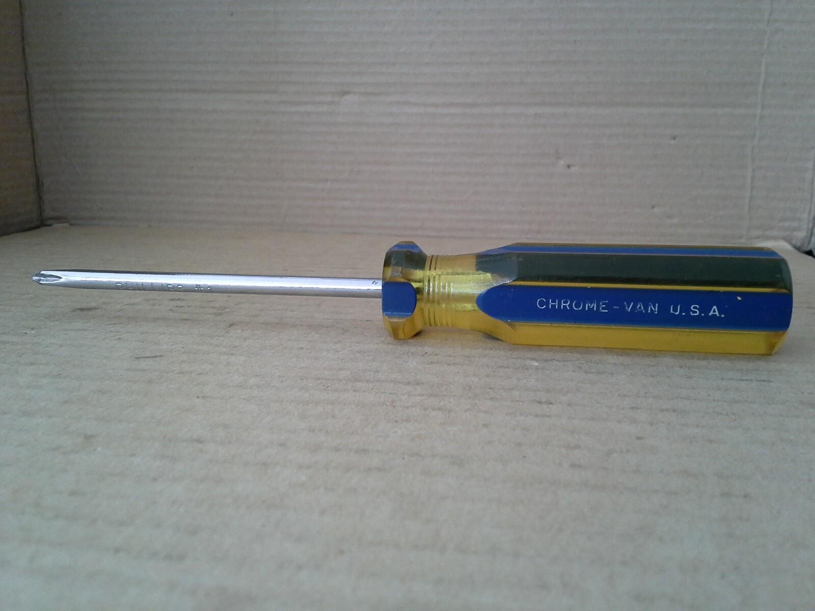 Vintage. OXWALL USA VP203 Phillips #1 Chrome-Van Screwdriver. VGC