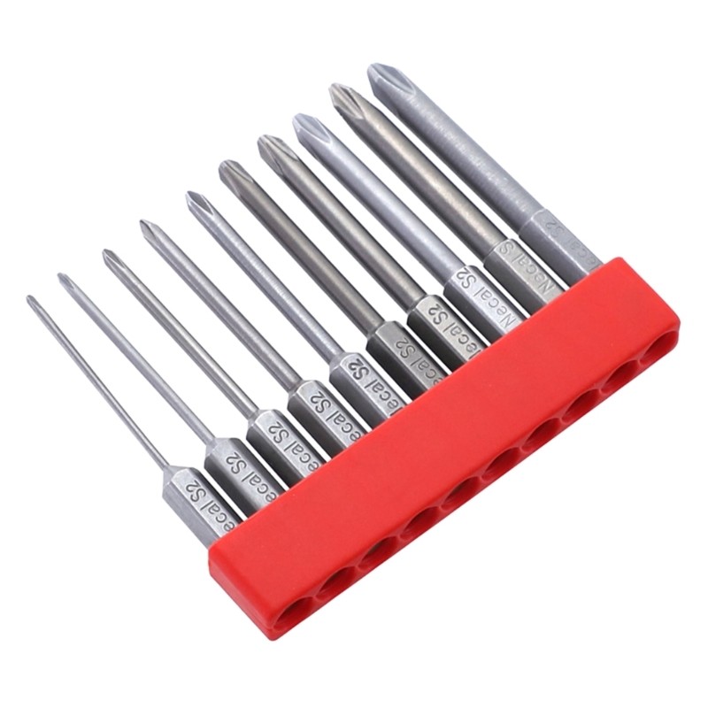 10Piece Screwdriver Bit 65mm Driver Bits Multi-function Hand Tool Parts