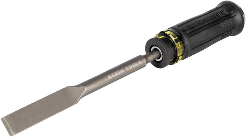 Klein Tools 32753SD SDS Demolition Screwdriver, Flat Chisel and Bull Black