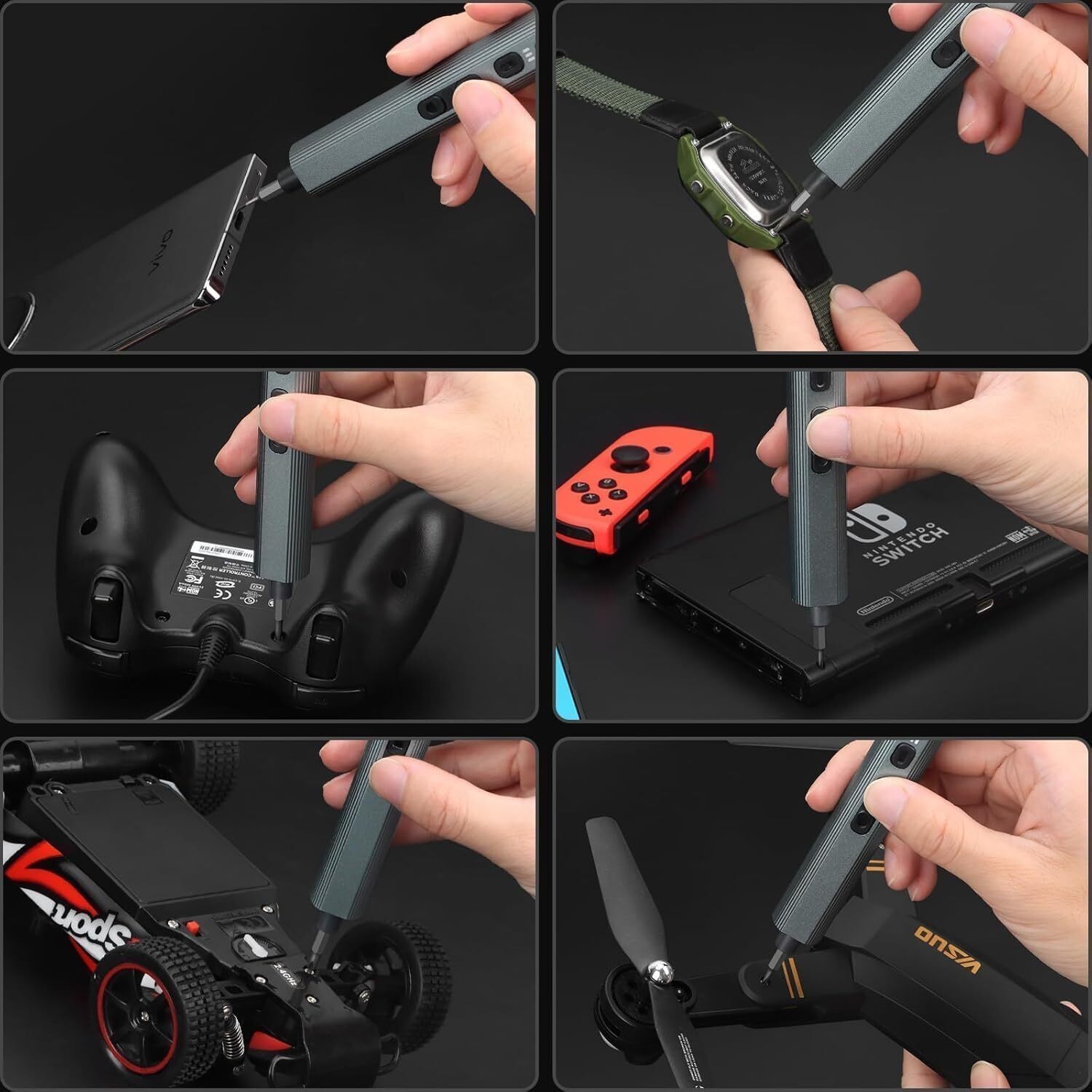 Mini Electric Screwdriver Set 155 in 1 Small Electric Screwdriver Cordless